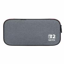 Case Switch 2 Cinza Estojo Transporte Licenciado Nintendo Proteção Console Case Switch 2 Cinza Estojo Transporte Licenciado Nintendo Proteção Console