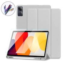 Case Tpu+Caneta+Vidro Compatível Redmi Pad Se 11 Cinza