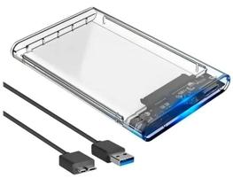 Case Transparente Hd Externo 2.5 E Sata Ssd Usb 3.0 Exbom Case Transparente Hd Externo 2.5 E Sata Ssd Usb 3.0 Exbom