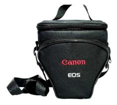 Case Triângulo Para Cameras Cânon Dslr Com Bordado Cânon Eos