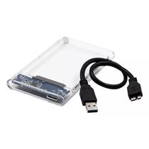 Case USB HD/SSD SATA 3.0 Externo para Notebook Adaptador Transparente