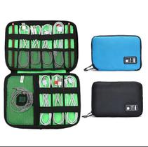 Case viagem para cabos carregadores e pulseiras