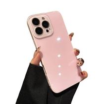 Caseative Capa para iPhone 13 com Proteção Cristal para Lente da Câmera Rosa Caseative Capa para iPhone 13 com Proteção Cristal para Lente da Câmera Rosa