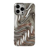 Caseative Capa para iPhone 13 Pro Max Onda de Água Prata Caseative Capa para iPhone 13 Pro Max Onda de Água Prata