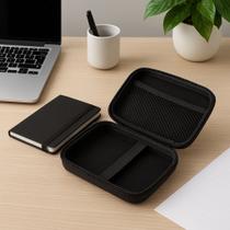 Cases Estojo Para Kits Tecnológicos Com Zíper Elástico 14,5x9 Cabo Fone Celular