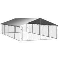 Caseta para Perros Exterior Casafoyer con Techo 236,2 x 118,1 x 150 cm Caseta para Perros Exterior Casafoyer con Techo 236,2 x 118,1 x 150 cm