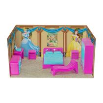 Casinha Boneca Brinquedo Mini Quarto Princesas Disney Casinha Boneca Brinquedo Mini Quarto Princesas Disney