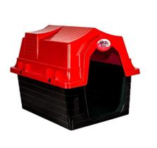Casinha cao n.3 - vermelha - jel plast
