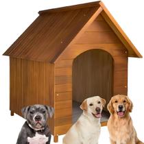 Casinha Casa Para Cachorro Cão Pet Grande Madeira Reforçada Cerejeira Casinha Casa Para Cachorro Cão Pet Grande Madeira Reforçada Cerejeira