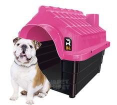Casinha Casa Pet N4 Plástica Para Cães Cachorros Gatos Com Proteção Resistente MecPet - Vapet Vupet