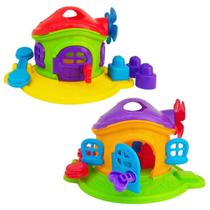 Casinha Cogumelo Encantado Brinquedo Infantil Educativo com Peças de Encaixar Casinha Cogumelo Encantado Brinquedo Infantil Educativo com Peças de Encaixar