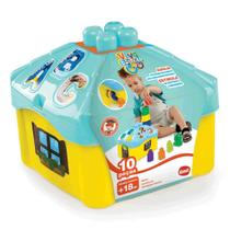 Casinha De Atividades Com Blocos De Encaixe Dismat MK211