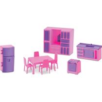 Casinha de Boneca Coleção JUDY Home Cozinha Completa com Acessórios