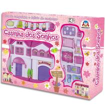 Casinha de Boneca com Garagem dos Sonhos 680-A Braskit Casinha de Boneca com Garagem dos Sonhos 680-A Braskit