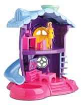 Casinha De Boneca Da Judy Sala C/ Acessórios Meninas - Sama Toys
