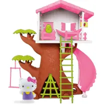 Casinha de Boneca Hello KITTY Casa NA árvore com Acessórios