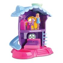 Casinha De Boneca Judy Quartinho Com Acessorios E Boneca 219 - Samba Toys Casinha De Boneca Judy Quartinho Com Acessorios E Boneca 219 - Samba Toys