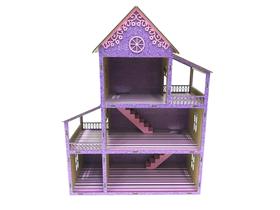 Casinha De Boneca + Kit De Mini Móveis Infantil Mdf Princesa