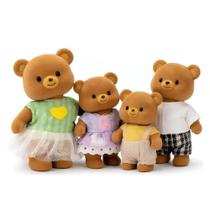 Casinha de Brinquedo Família Urso com 04 Ursinhos Zoop Toys Casinha de Brinquedo Família Urso com 04 Ursinhos Zoop Toys