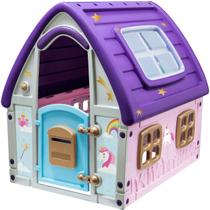 Casinha de Brinquedo Jardim Zippy Toys Unicorn Grand House Casinha de Brinquedo Jardim Zippy Toys Unicorn Grand House