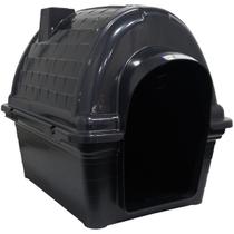 Casinha de Cachorro Cão Dog Plástica Iglu Número 6 Porte Grande Preta Furacão Pet N6,0 01017 Black Casinha de Cachorro Cão Dog Plástica Iglu Número 6 Porte Grande Preta Furacão Pet N6,0 01017 Black