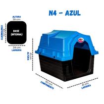 Casinha De Cachorro N 4 Para Cachorro Pequeno e Médio Porte - Unishop