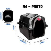 Casinha De Cachorro N 4 Para Cachorro Pequeno e Médio Porte - Unishop