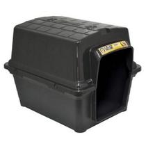 Casinha de cachorro plástica n4,0 - black furacão pet para cães preto Casinha de cachorro plástica n4,0 - black furacão pet para cães preto