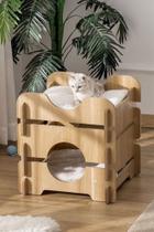 Casinha de Gato em MDF Amadeirado Casinha de Gato em MDF Amadeirado