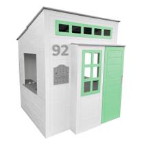 Casinha De Madeira Infantil Clubinho Verde Claro 2