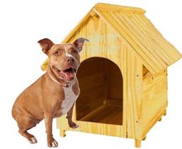 Casinha de Madeira Pinus para Cães de Grande Porte N5 - Vapet Vupet