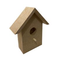 Casinha De Passarinho Enfeite M 9,5x17,5 Em MDF Casinha De Passarinho Enfeite M 9,5x17,5 Em MDF