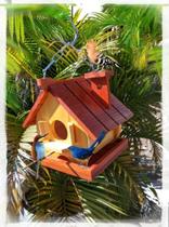 Casinha De Passarinho Pássaros Livres Madeira Tratada Eco - Start Artesanatos