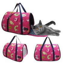 Casinha De Transporte Cães Gatos Pet Gato Kenel Caixa Bolsa Redonda Tamanho Grande Rf03-6