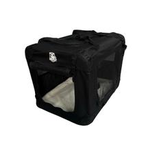 Casinha De Transporte Pet Dobrável Dogfly Carry On 2xg Preto