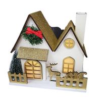 Casinha decorativa de natal com led - Carmella Presentes