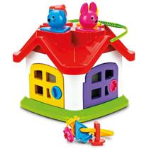 Casinha didática colorida - poliplac - 5726
