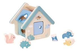 Casinha Educativa com Animais de Madeira Buba