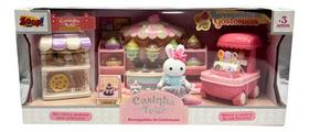 Casinha Feliz Carrinho De Sorvete Coelhinho Coleção Playset