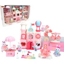Casinha Feliz Com Coelhinha Palácio E Parque Brinquedo Infantil Colecionável Com Acessó - Zoop Toys