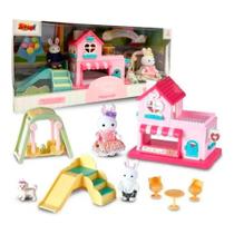 Casinha Feliz Conjunto Playground Zoop Zp01354 Casinha Feliz Conjunto Playground Zoop Zp01354