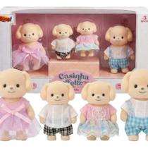 Casinha Feliz Família Cachorro Dog Estilo Sylvanian Familie Casinha Feliz Família Cachorro Dog Estilo Sylvanian Familie