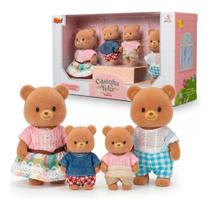 Casinha Feliz Família Ursinhos Estilo Sylvanian Familie Urso
