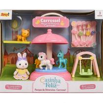 Casinha Feliz Parque de Diversões Carrossel Zoop TOYS