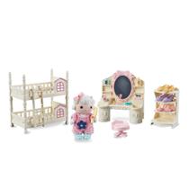Casinha Feliz - Quarto Com Beliche - Estilo Sylvanian Family Colecionar - Zoop Casinha Feliz - Quarto Com Beliche - Estilo Sylvanian Family Colecionar - Zoop