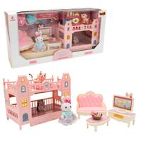 Casinha Feliz Quarto E Sala Com Coelhinha De Aparência Aveludada e Acessórios De Móveis Ideal Para Colecionar Zoop Casinha Feliz Quarto E Sala Com Coelhinha De Aparência Aveludada e Acessórios De Móveis Ideal Para Colecionar Zoop