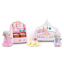 Casinha Feliz Tipo Sylvanian C/ Ovelhinha Quarto Bebê - Zoop Casinha Feliz Tipo Sylvanian C/ Ovelhinha Quarto Bebê - Zoop