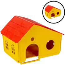 Casinha Hamster Descanso Roedor Amarela Casinha Hamster Descanso Roedor Amarela