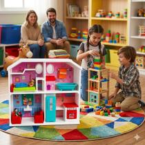Casinha Infantil Da Mônica Branca Brinquedo Criança Playground Premium Divertido Branco Casinha Infantil Da Mônica Branca Brinquedo Criança Playground Premium Divertido Branco