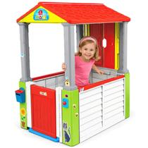 Casinha Infantil de Brinquedo para Jardim Maral Mi Casita Colorida
